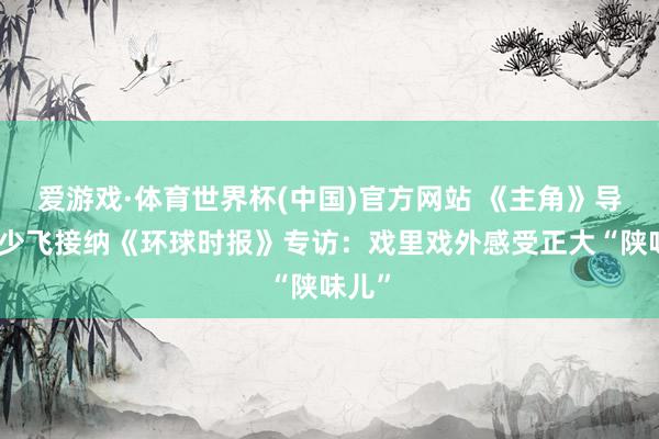 爱游戏·体育世界杯(中国)官方网站 《主角》导演李少飞接纳《环球时报》专访:戏里戏外感受正大“陕味儿”