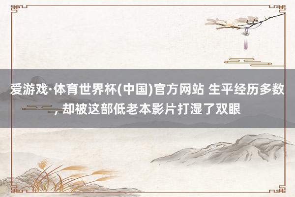 爱游戏·体育世界杯(中国)官方网站 生平经历多数, 却被这部低老本影片打湿了双眼