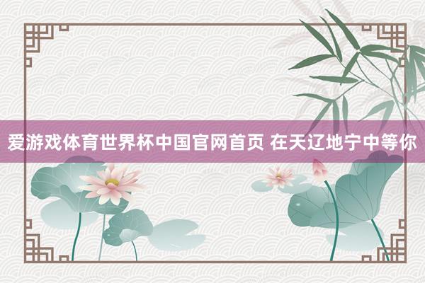 爱游戏体育世界杯中国官网首页 在天辽地宁中等你