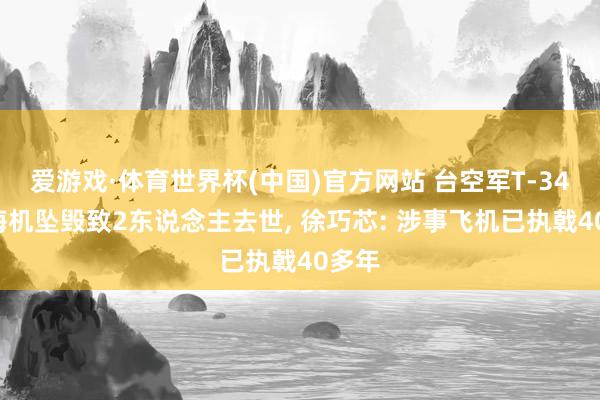 爱游戏·体育世界杯(中国)官方网站 台空军T-34C训诲机坠毁致2东说念主去世, 徐巧芯: 涉事飞机已执戟40多年
