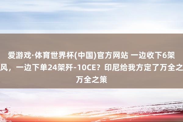 爱游戏·体育世界杯(中国)官方网站 一边收下6架阵风,一边下单24架歼-10CE?印尼给我方定了万全之策